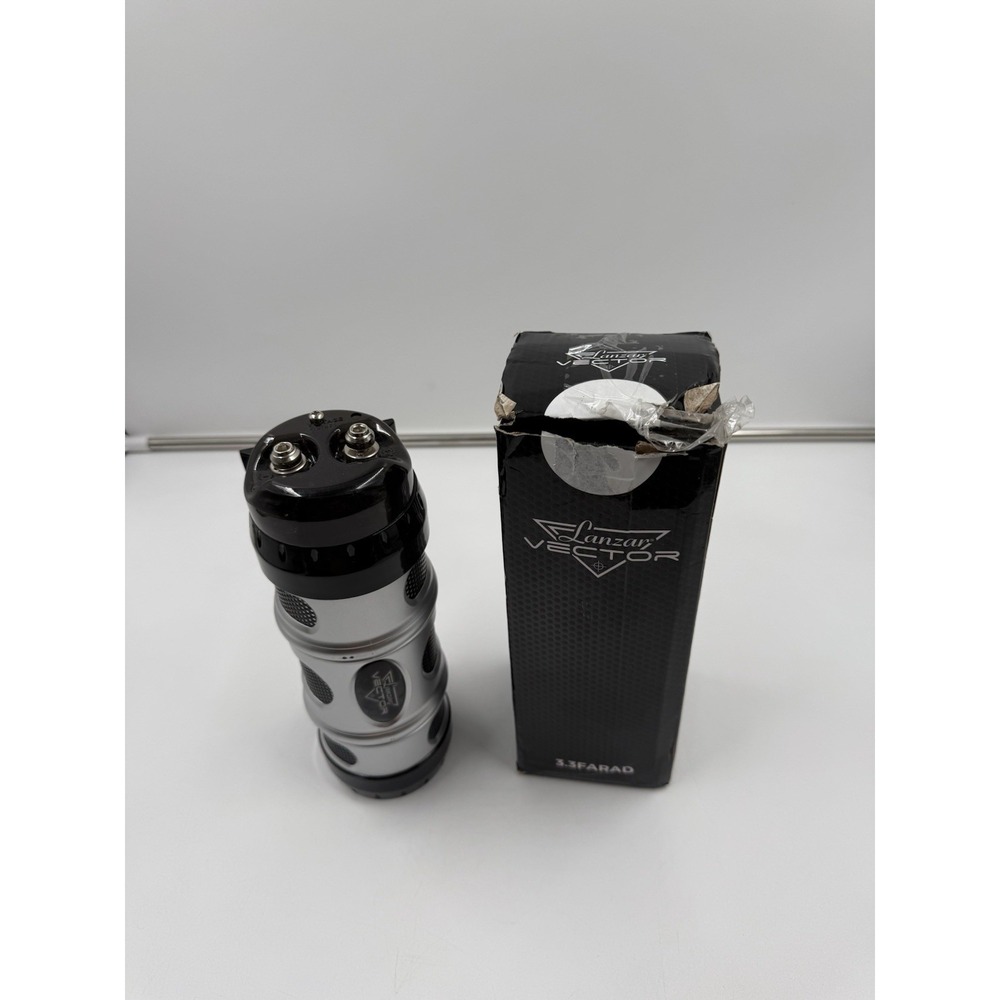 Lanzar 3.3 Farad Digital Power Capacitor High-performance Car Audio Accessory